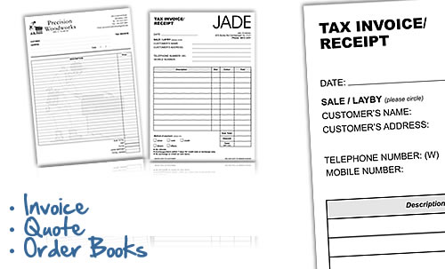 Invoice, Quote & Order Books Printing